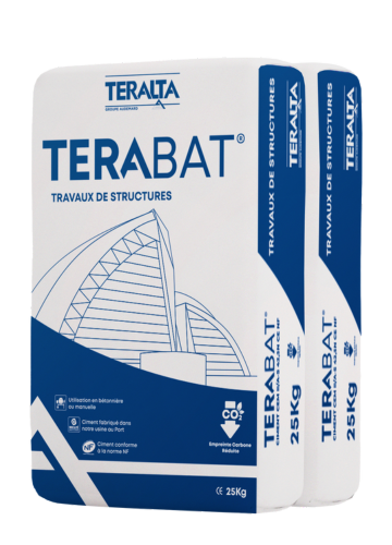 NOUVEAU Ciment BAS CARBONE Terabat 42,5N CE
