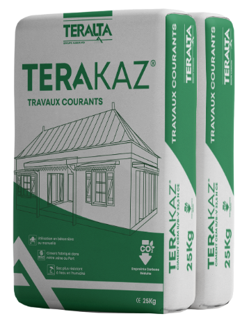 NOUVEAU Ciment Terakaz 32,5 N BAS CARBONE